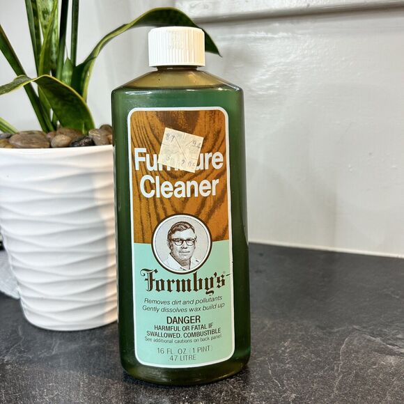 Vintage Formby’s Furniture‎ Cleaner 16 oz 1 Pint Full - Discontinued NOS - Picture 1 of 4
